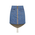 Philipp Plein Philipp Plein Blue Cotton Women Skirt