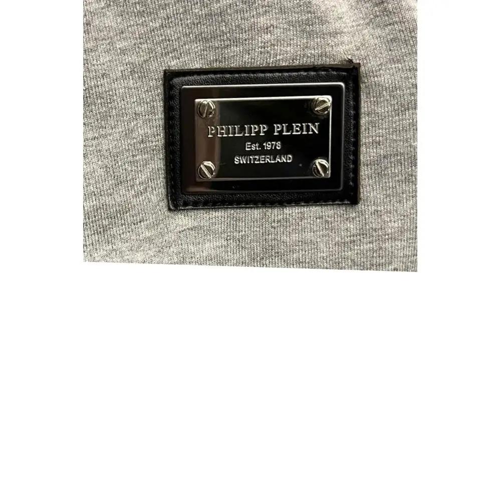 Philipp Plein Pantalon en Coton Gris Femme