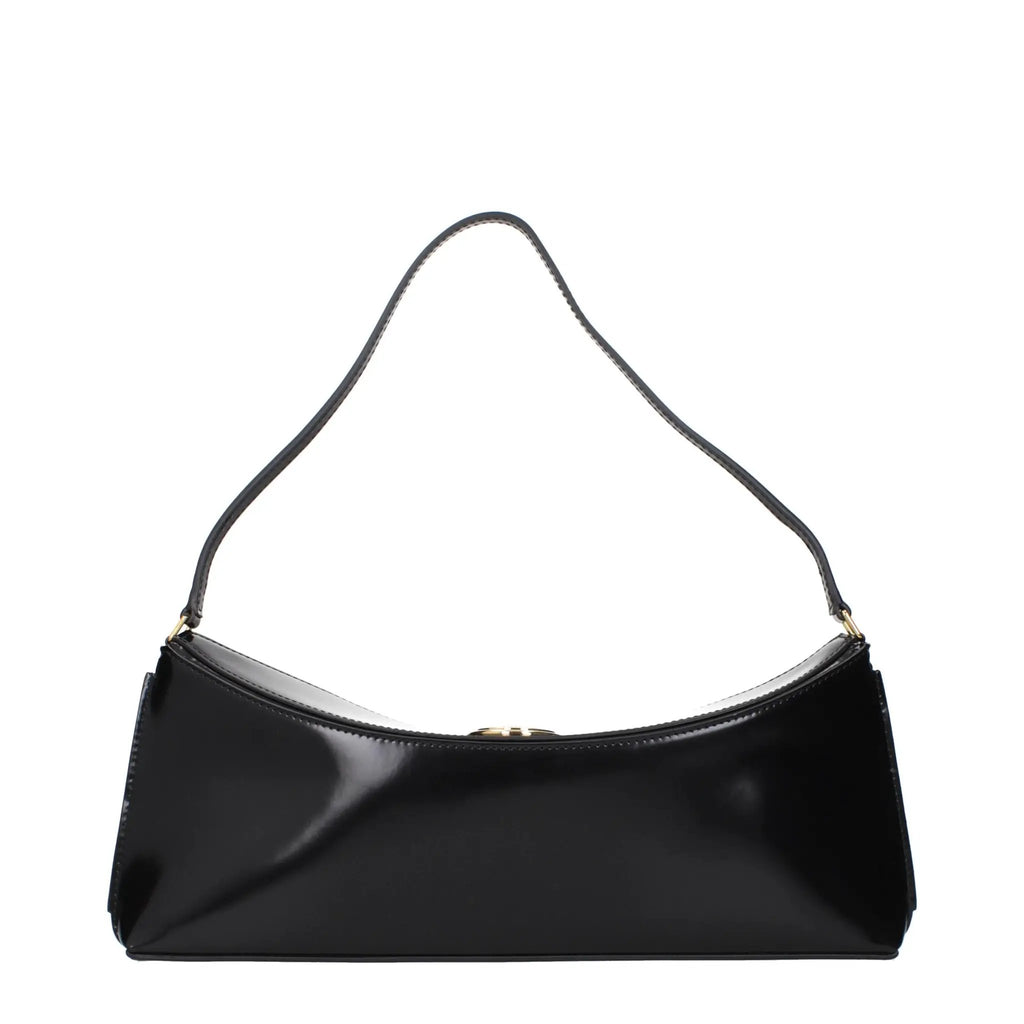 Jacquemus Black Leather Shoulder Bag