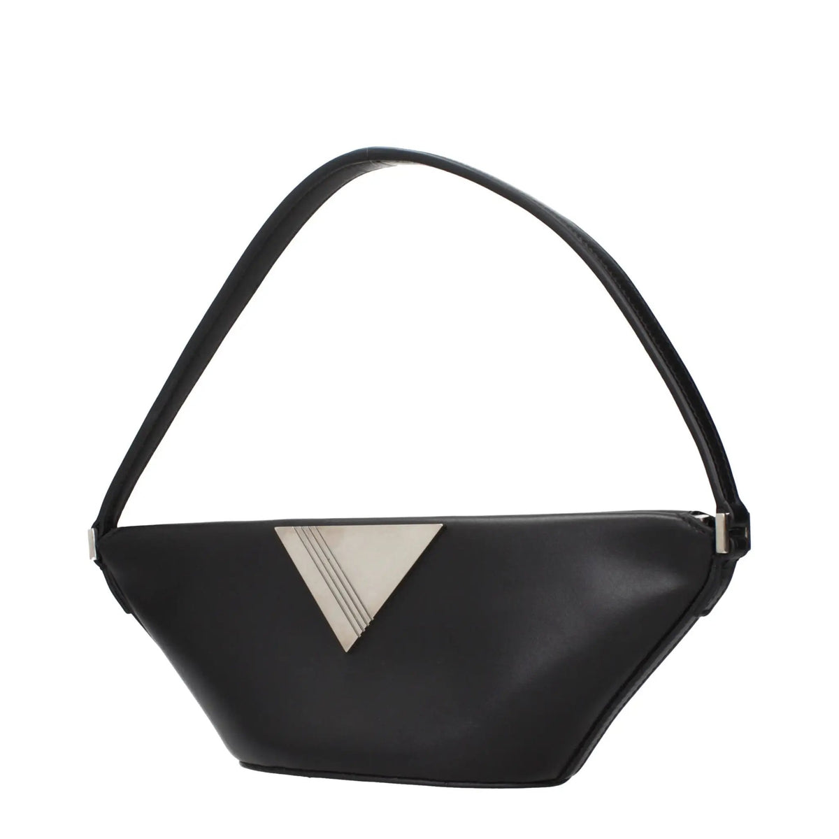 Le sac à main en cuir noir Attico