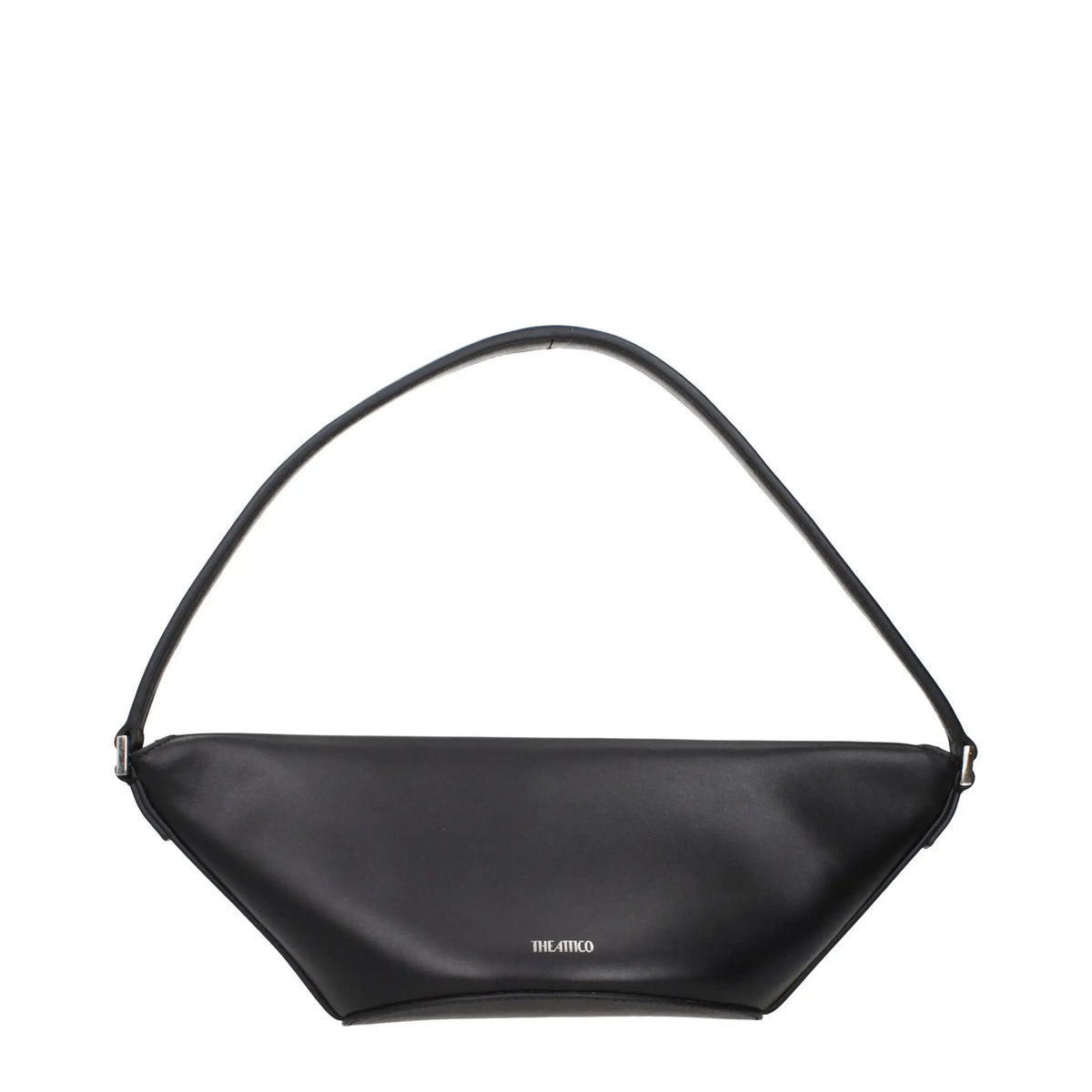 Le sac à main en cuir noir Attico