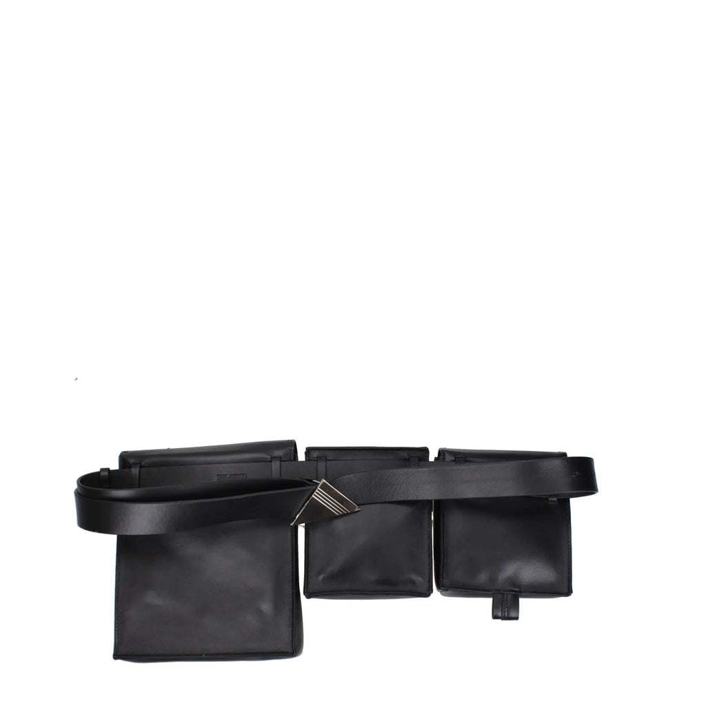 Le sac à dos The Attico en cuir noir