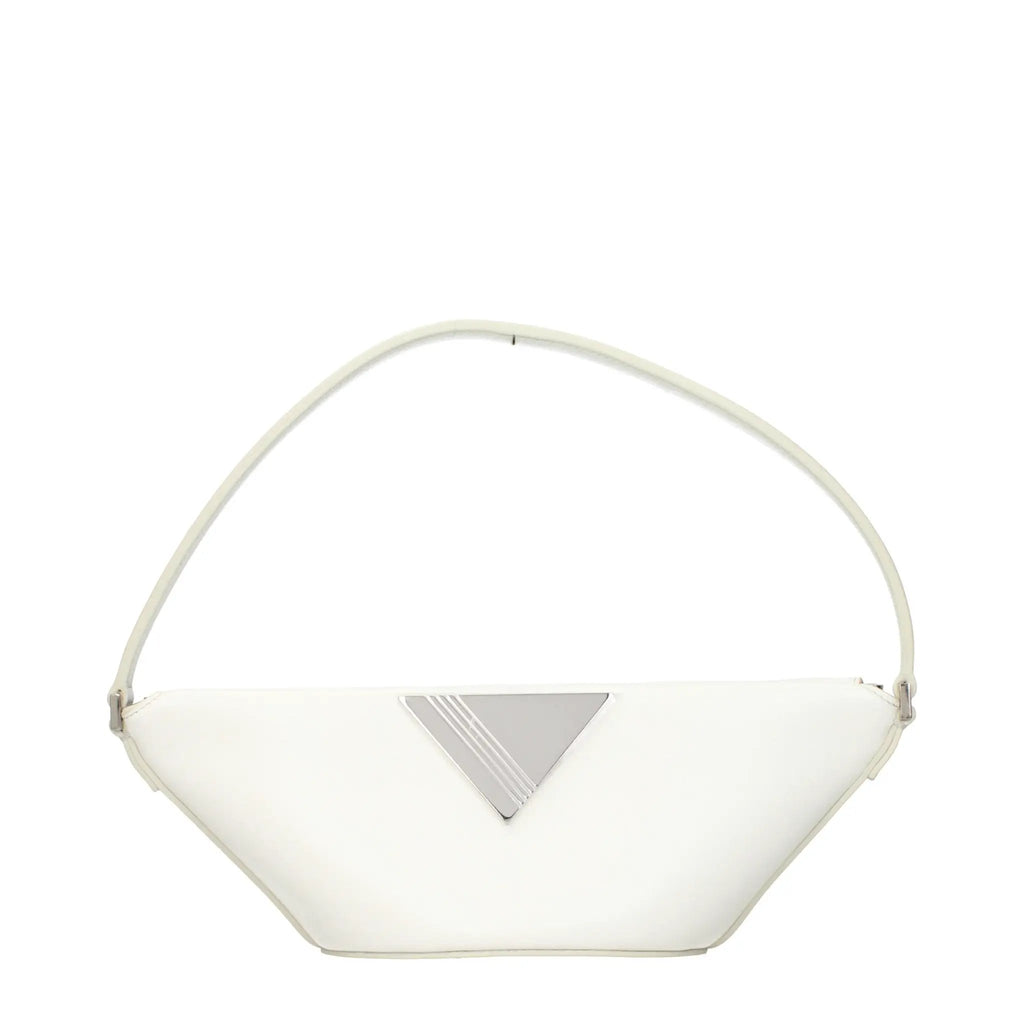 The Attico White Leather Handbag