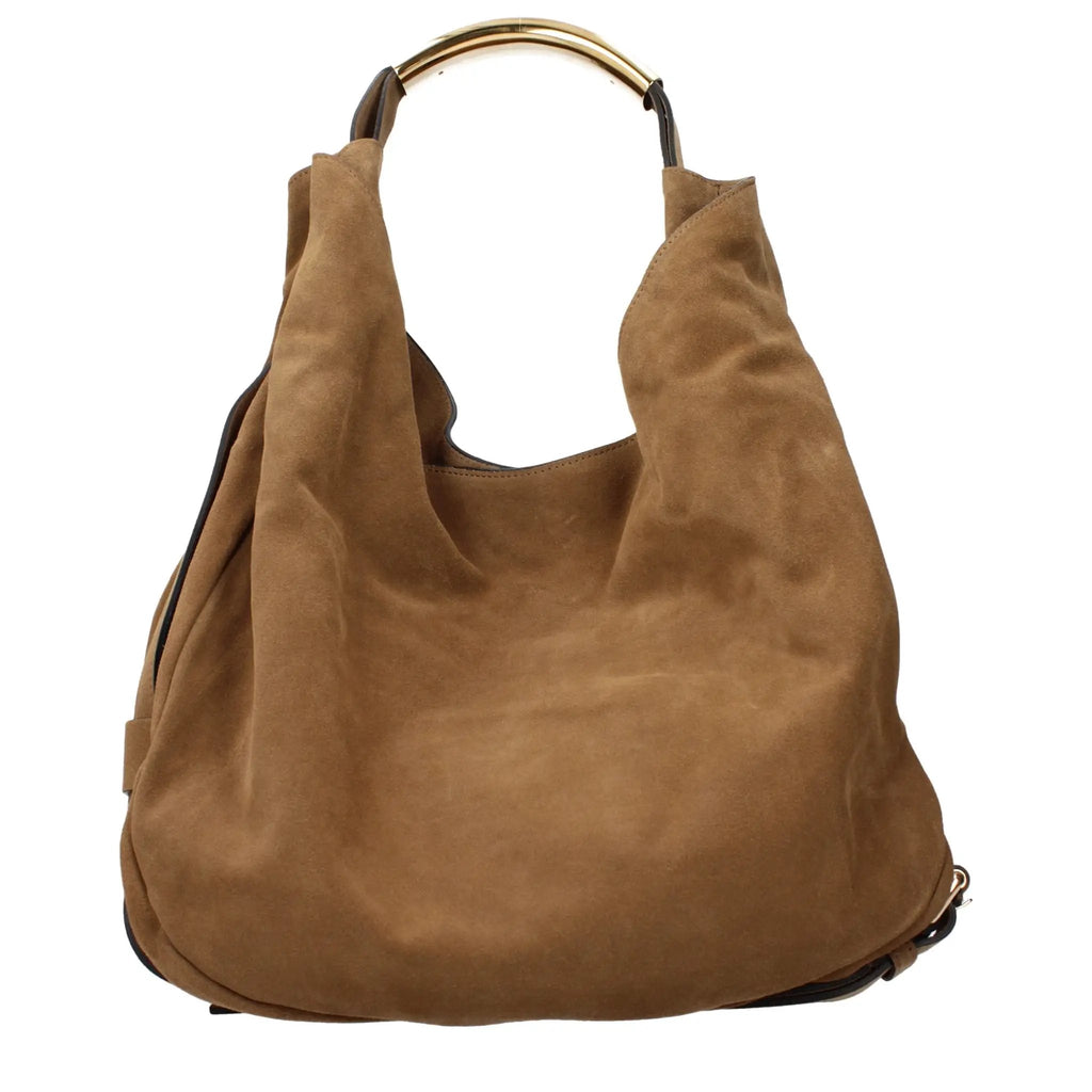 Sac bandoulière Moschino en cuir marron