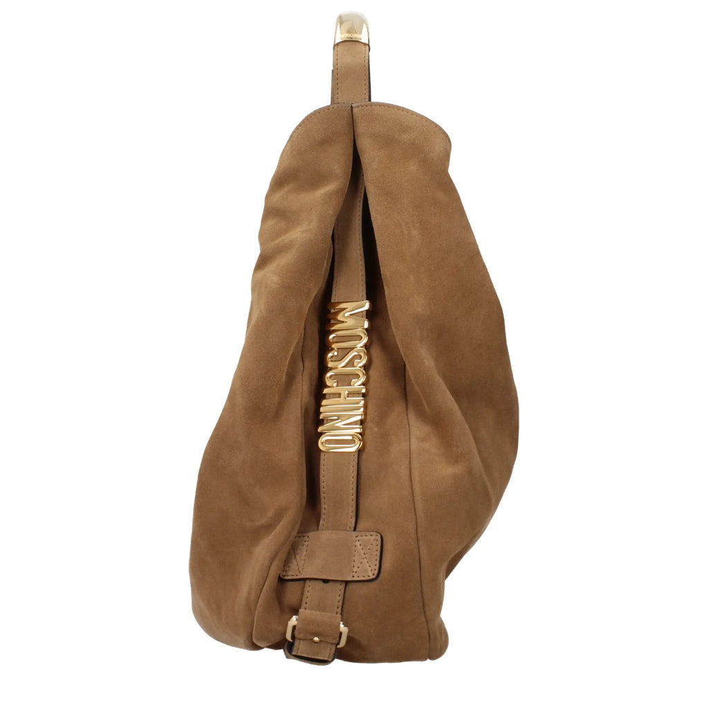 Sac bandoulière Moschino en cuir marron