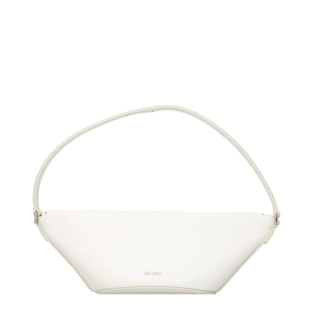 The Attico White Leather Handbag