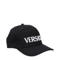 Versace Black Cotton Cap (Baseball Hat)