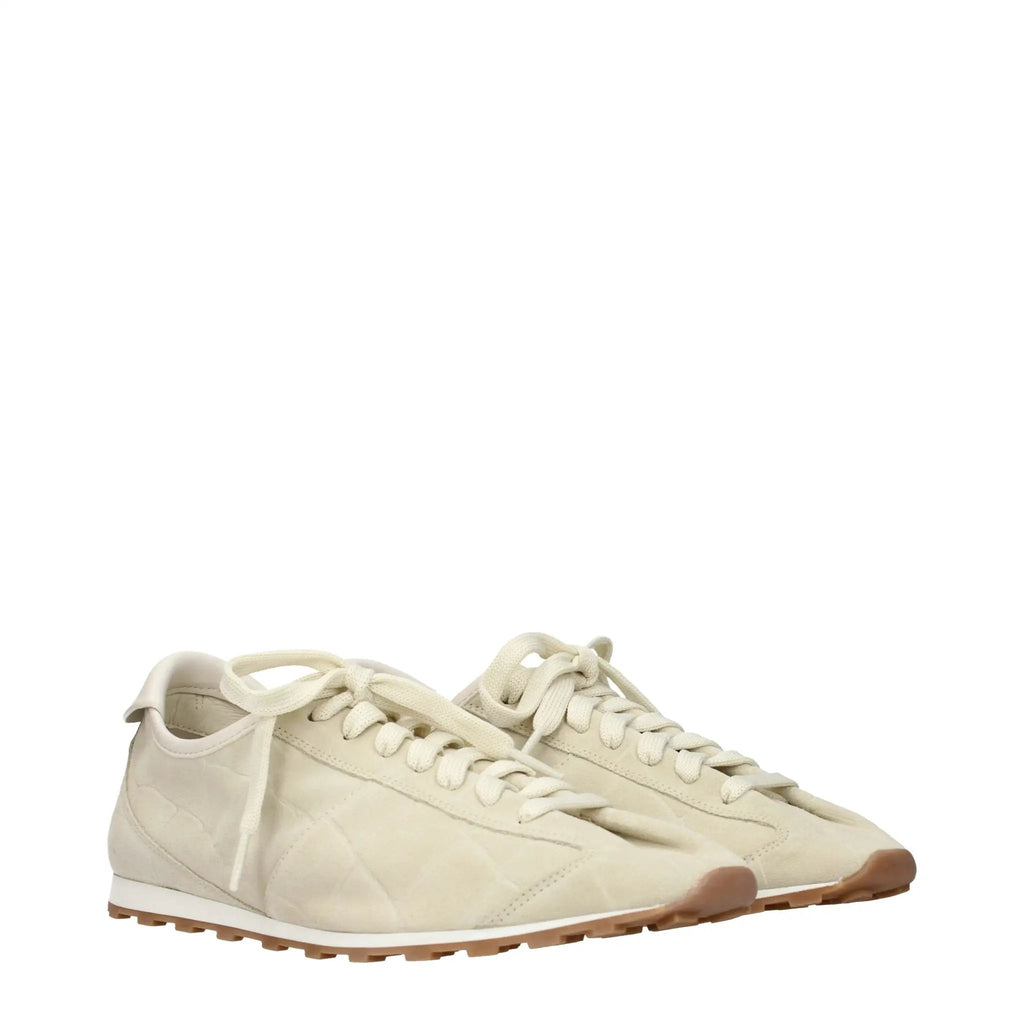 Baskets en cuir beige Jacquemus