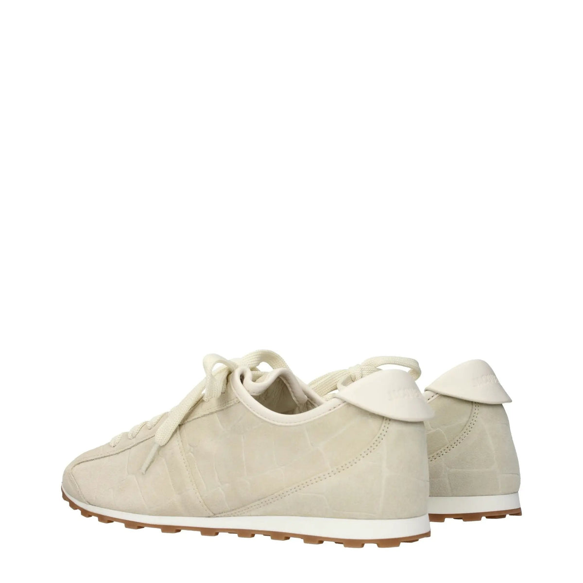 Baskets en cuir beige Jacquemus