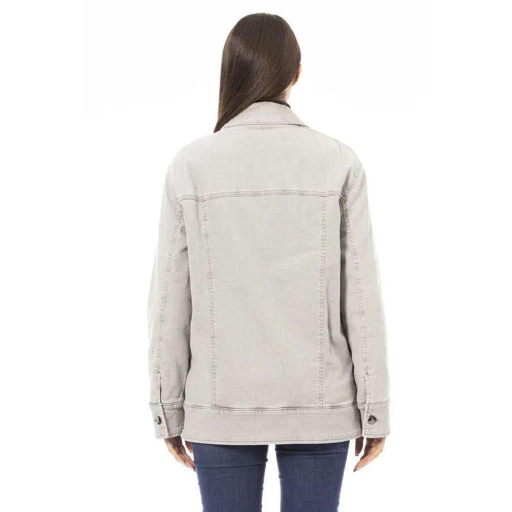 Veste Femme Coton Gris Jacob Cohen