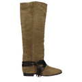 Isabel Marant Isabel Marant Green Leather Over The Knee