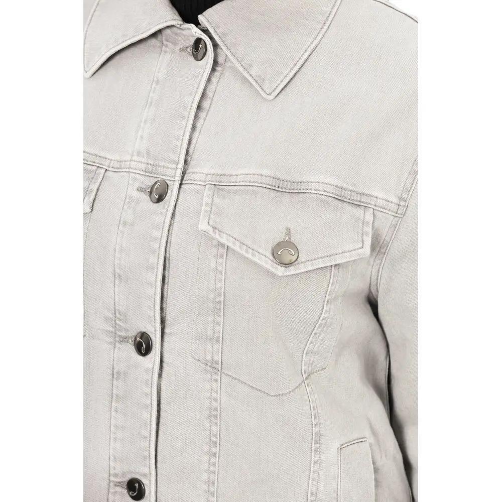 Veste Femme Coton Gris Jacob Cohen