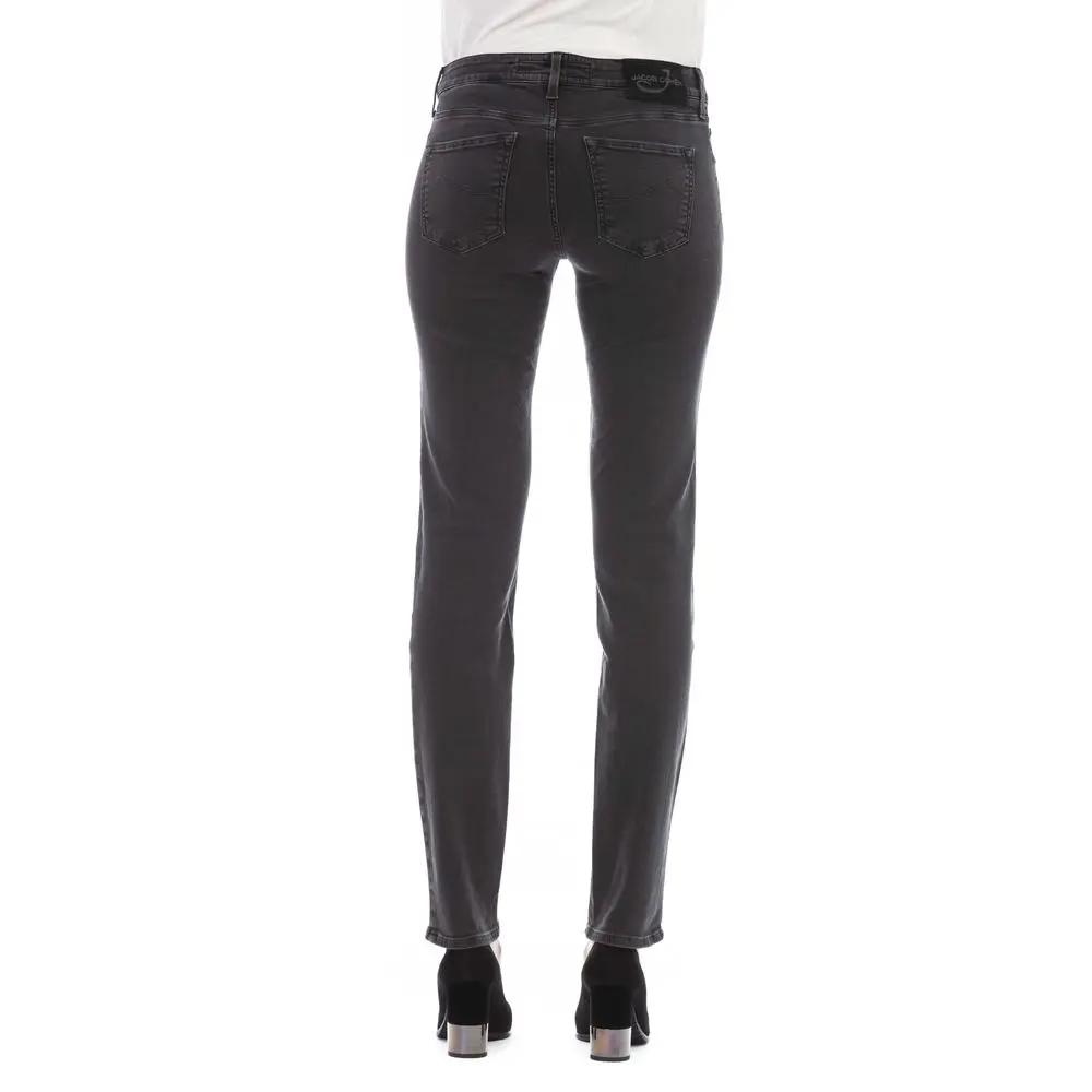 Jacob Cohen Jacob Cohen Black Cotton Women Jeans