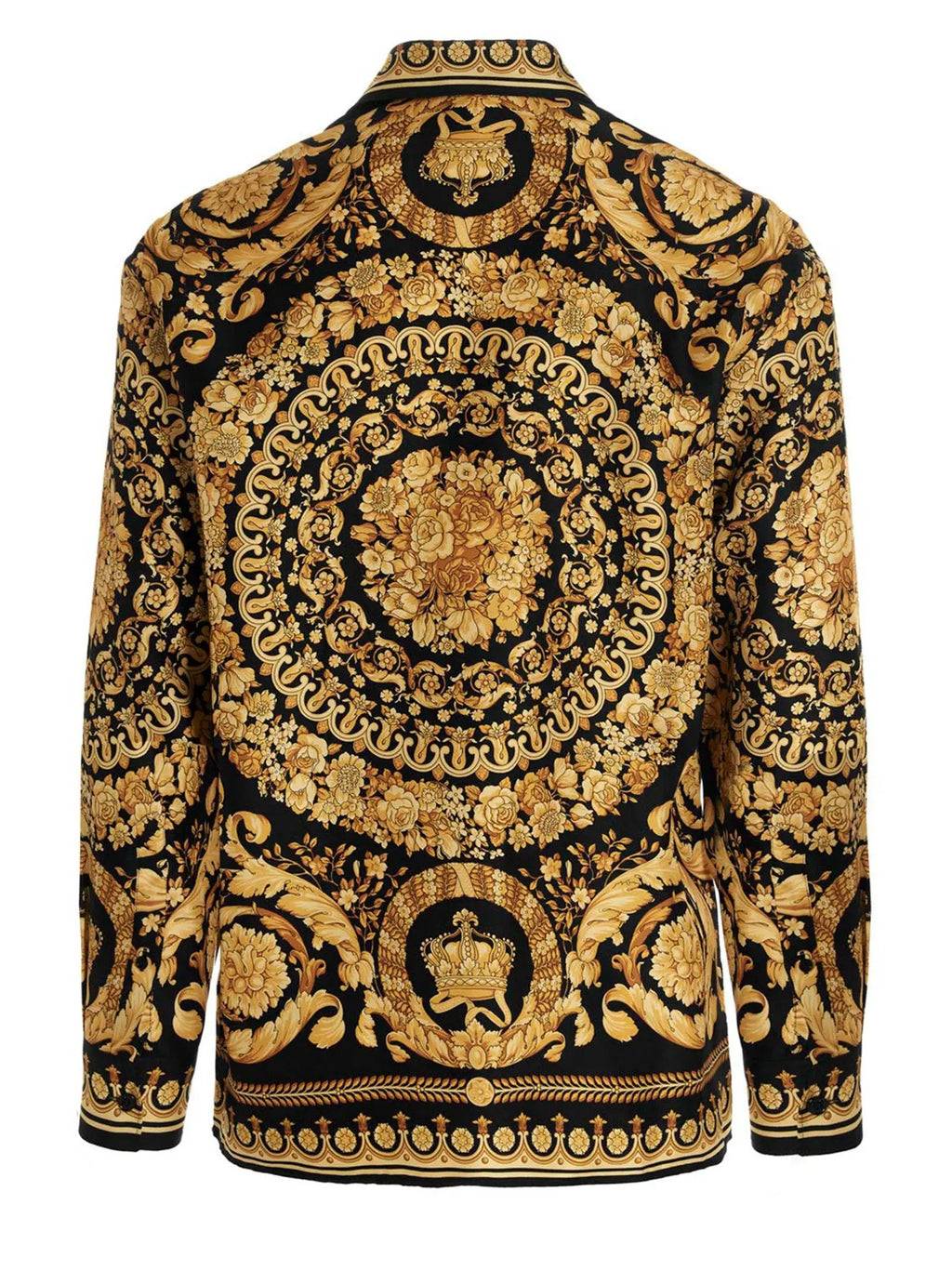Chemisier en soie doré Versace