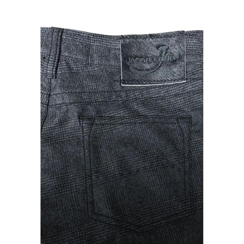 Pantalon Femme Jacob Cohen en Laine Bleue