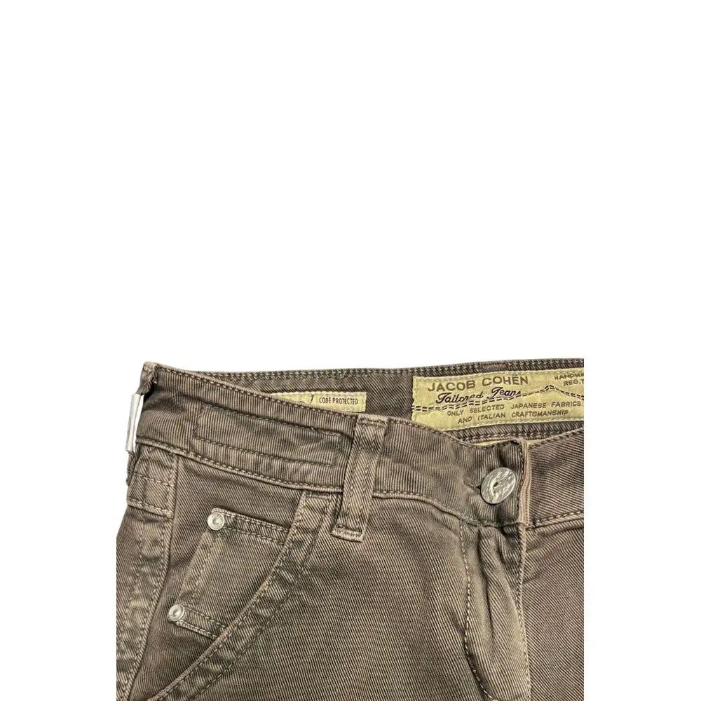 Pantalon en coton marron Jacob Cohen pour femme
