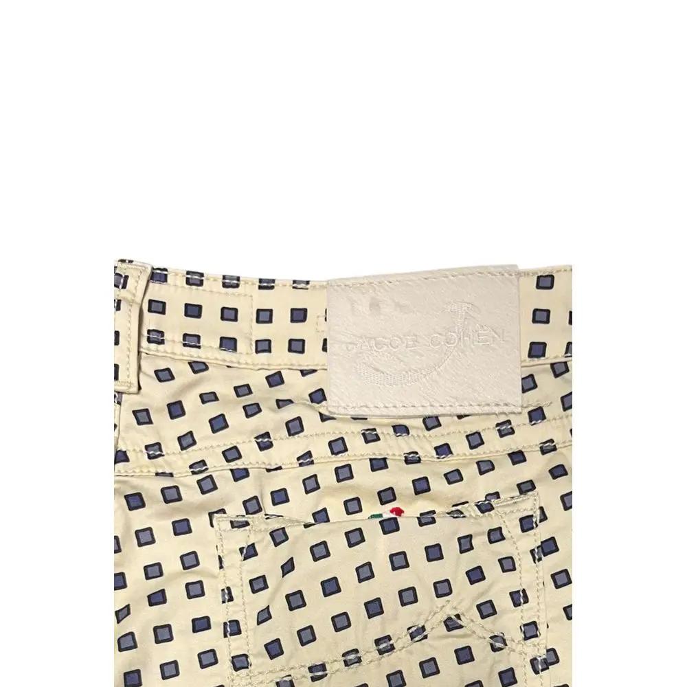 Pantalon en coton beige Jacob Cohen pour femme