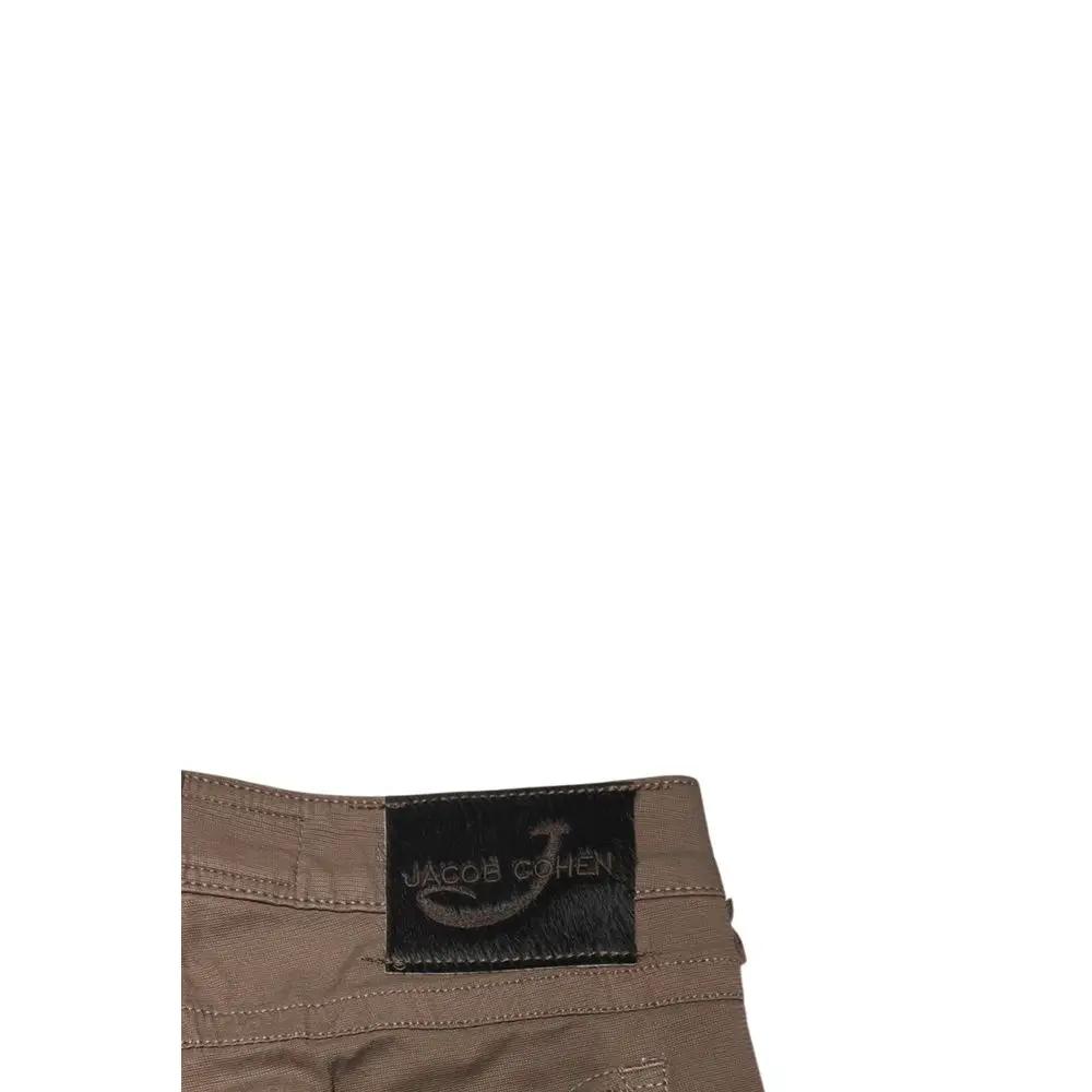 Pantalon en coton marron Jacob Cohen pour femme