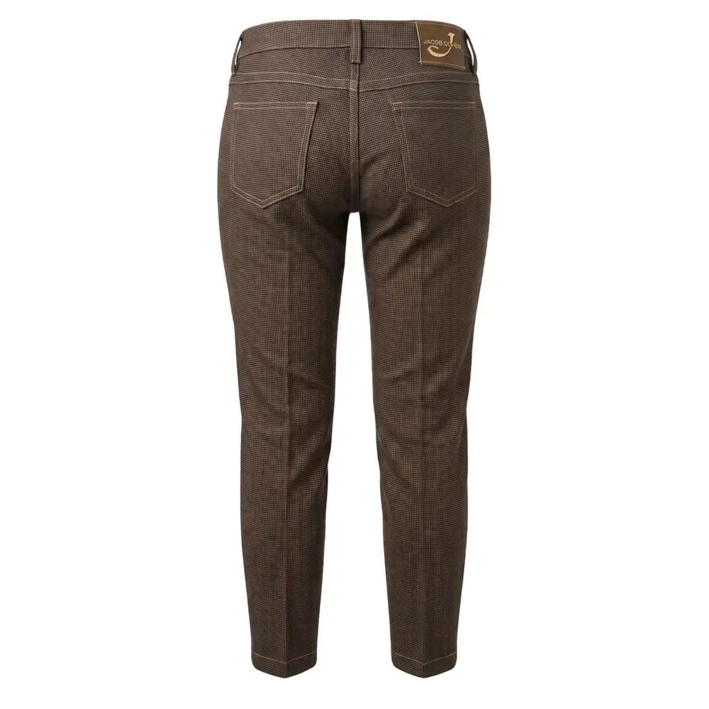 Pantalon Jacob Cohen en laine marron pour femme