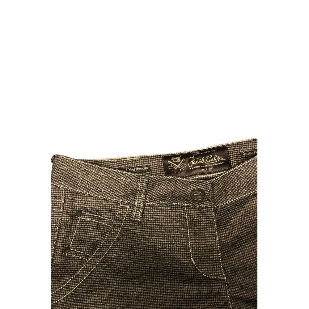 Pantalon Jacob Cohen en laine marron pour femme