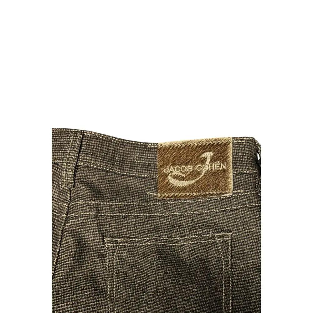 Pantalon Jacob Cohen en laine marron pour femme