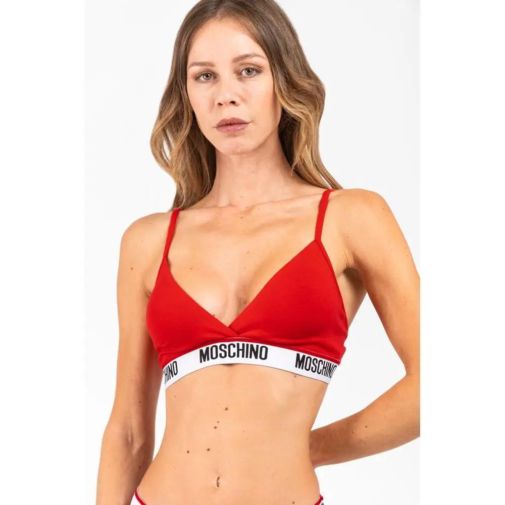 Moschino Moschino Red Cotton Bra