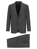 Costume deux pièces en laine grise ZEGNA