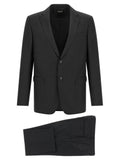 Costume deux pièces en laine grise ZEGNA