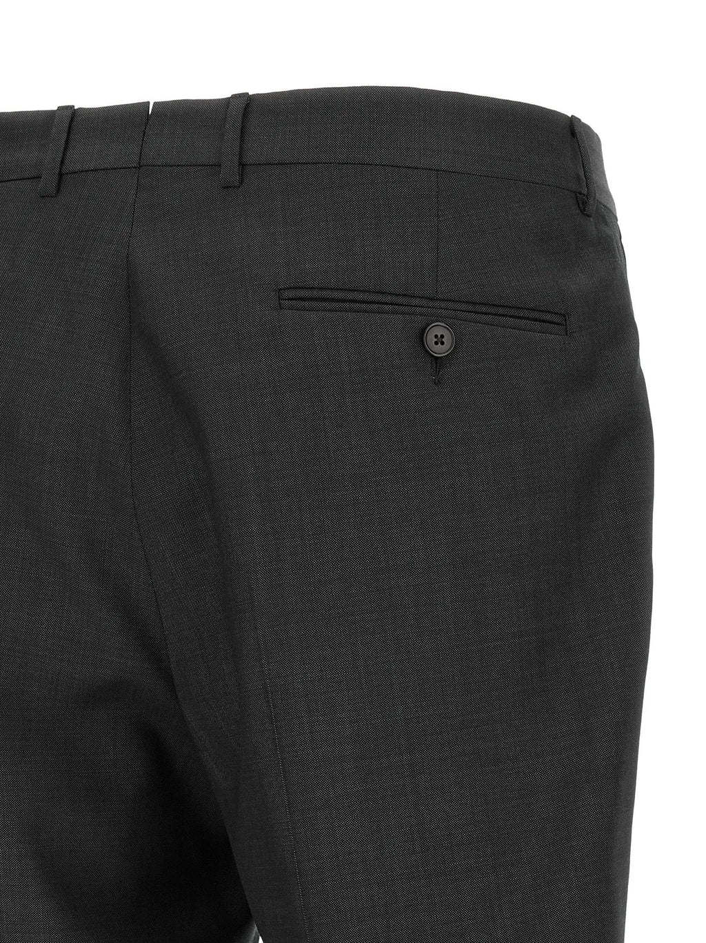 Costume deux pièces en laine grise ZEGNA