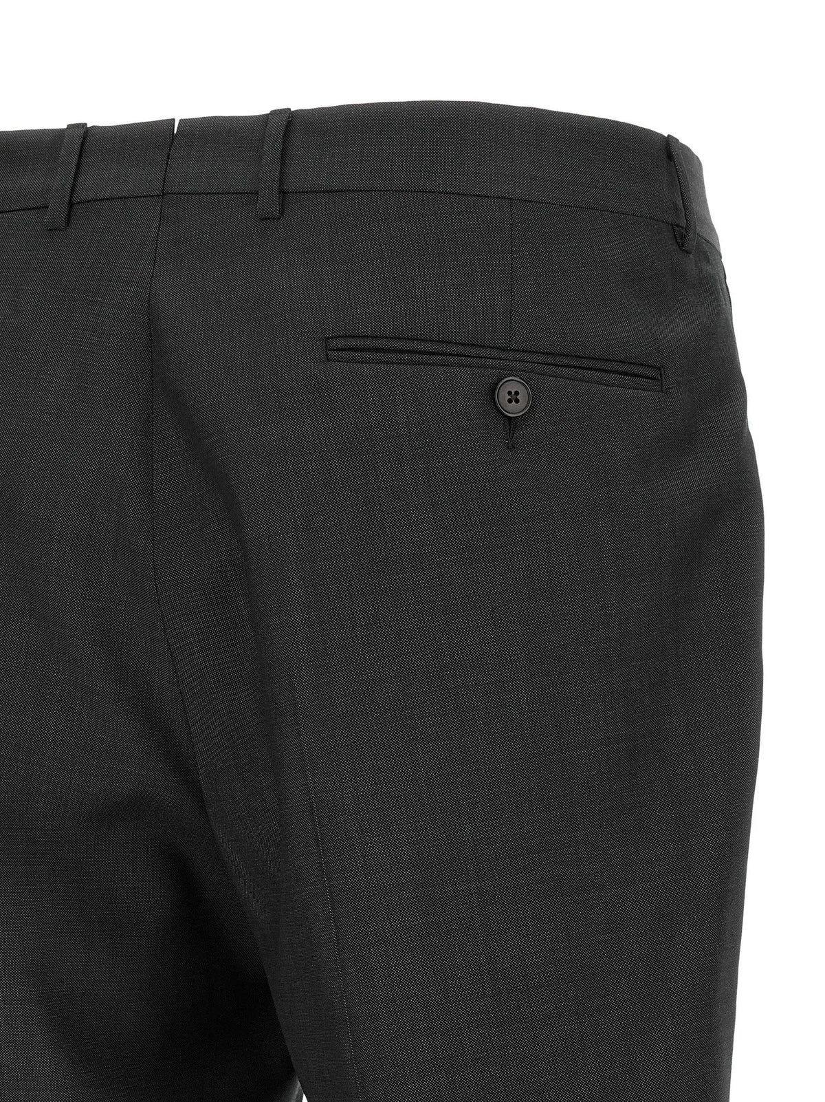 Costume deux pièces en laine grise ZEGNA