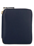 Comme Des Garçons Blue Calfskin Wallet