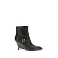 PINKO Bottines en cuir de veau noir