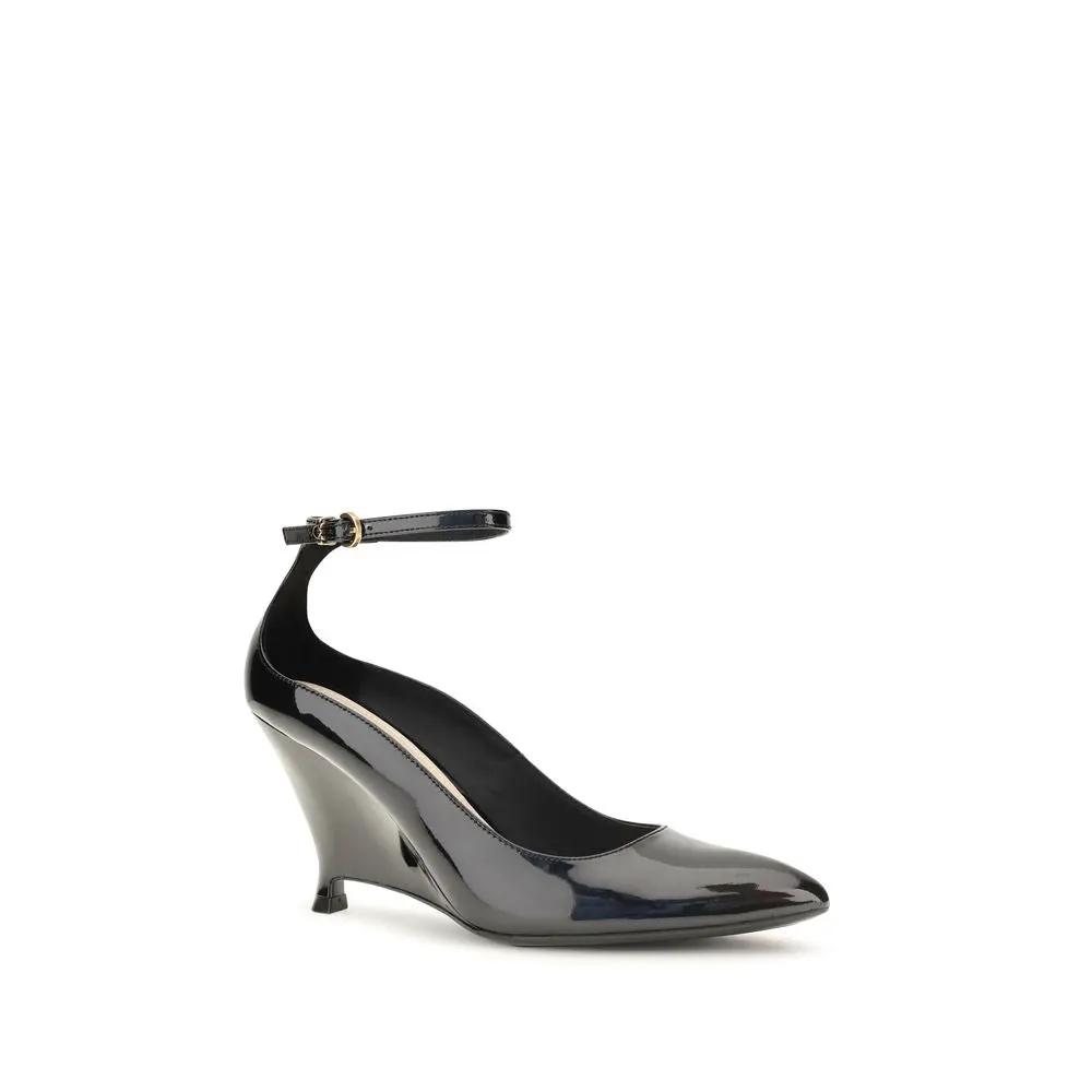 Escarpins à plateforme PINKO en cuir de veau noir Bos Taurus