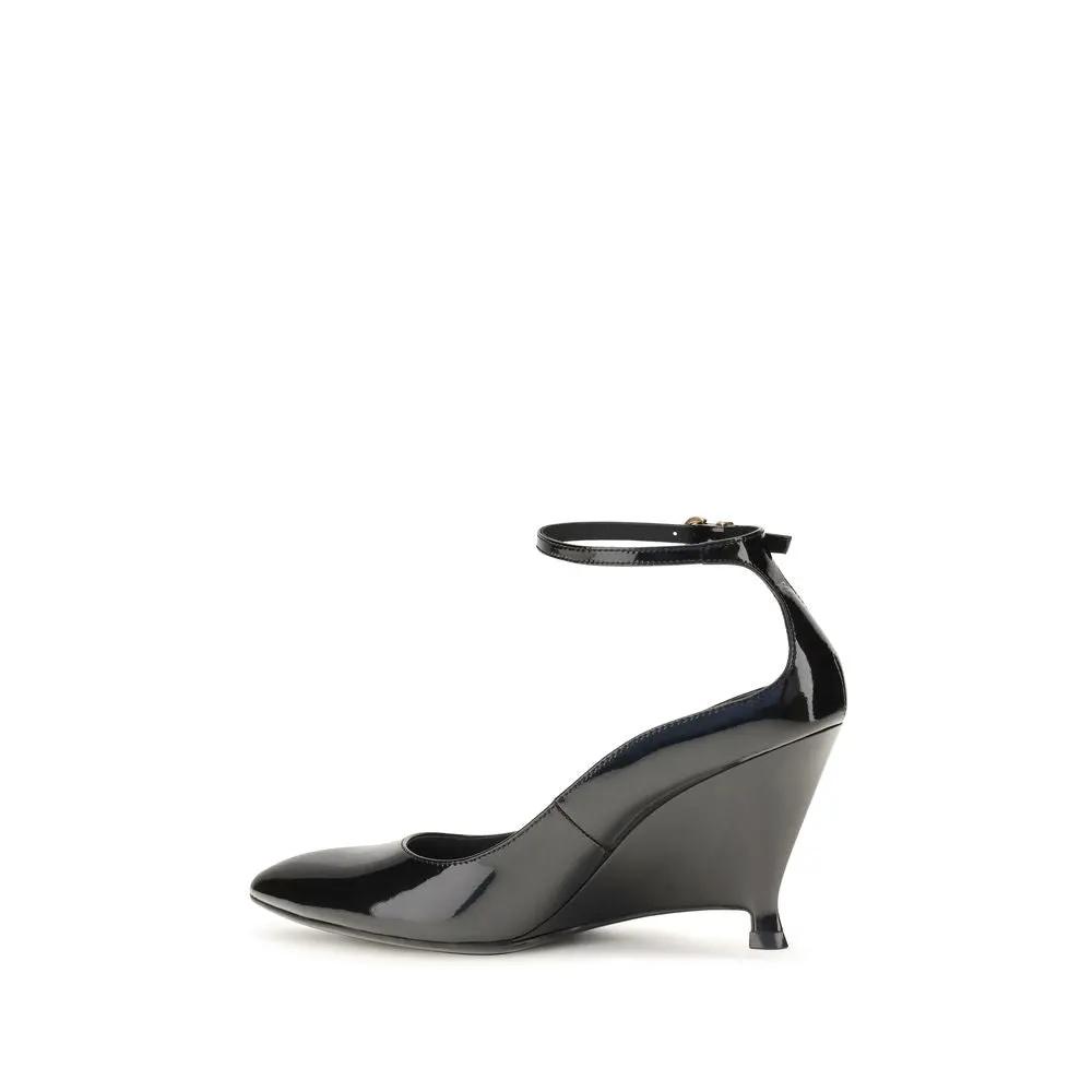 Escarpins à plateforme PINKO en cuir de veau noir Bos Taurus