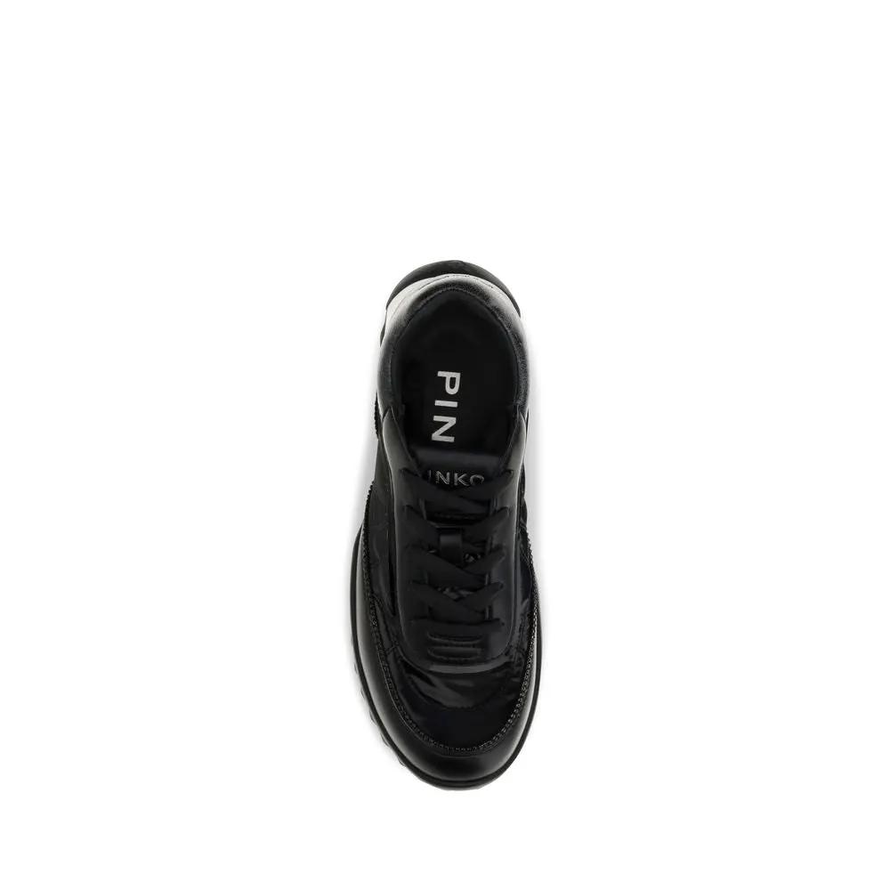 Baskets basses PINKO en tissu noir