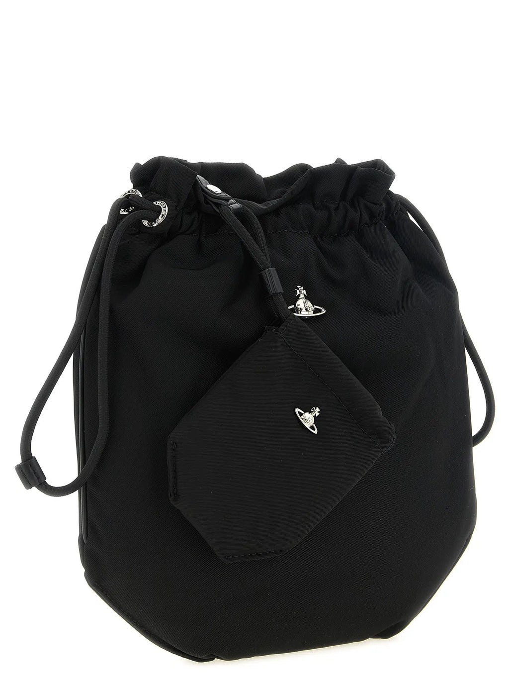 Pochette Vivienne Westwood en polyester noir