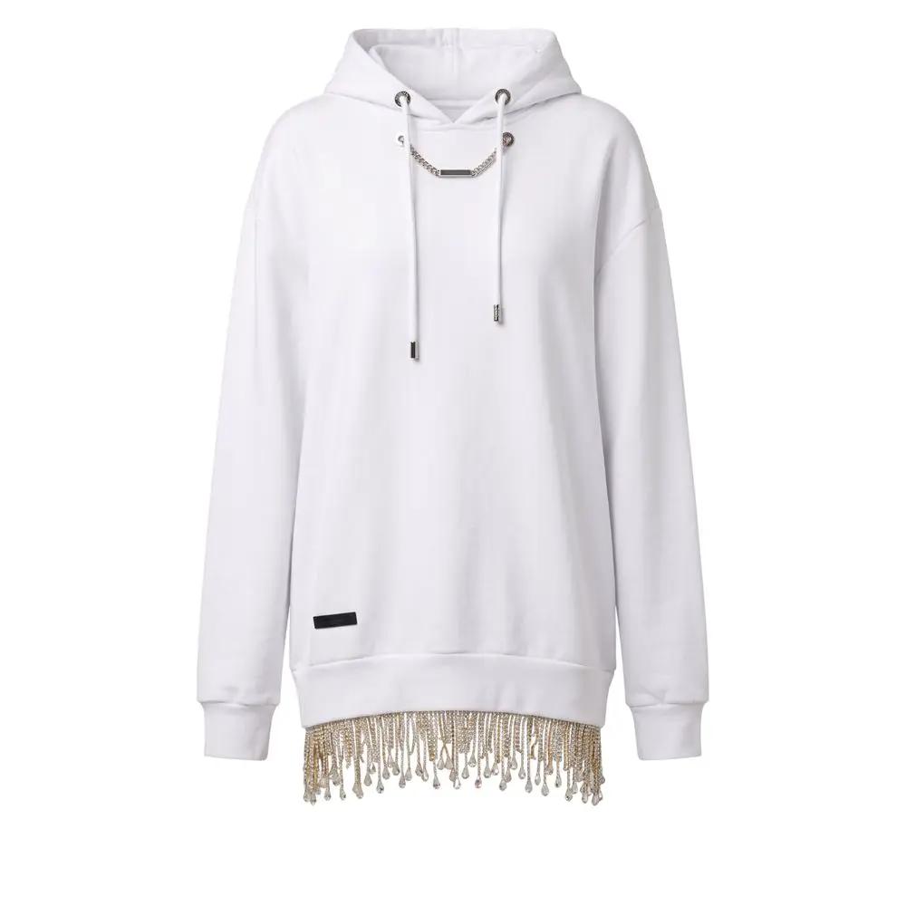 Sweat-shirt Philipp Plein en coton blanc pour femme