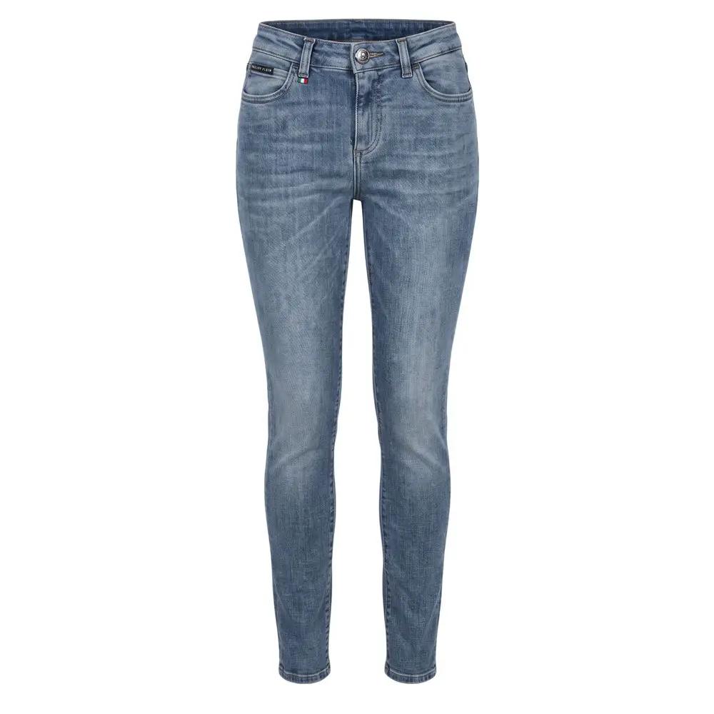 Jean en coton bleu femme Philipp Plein