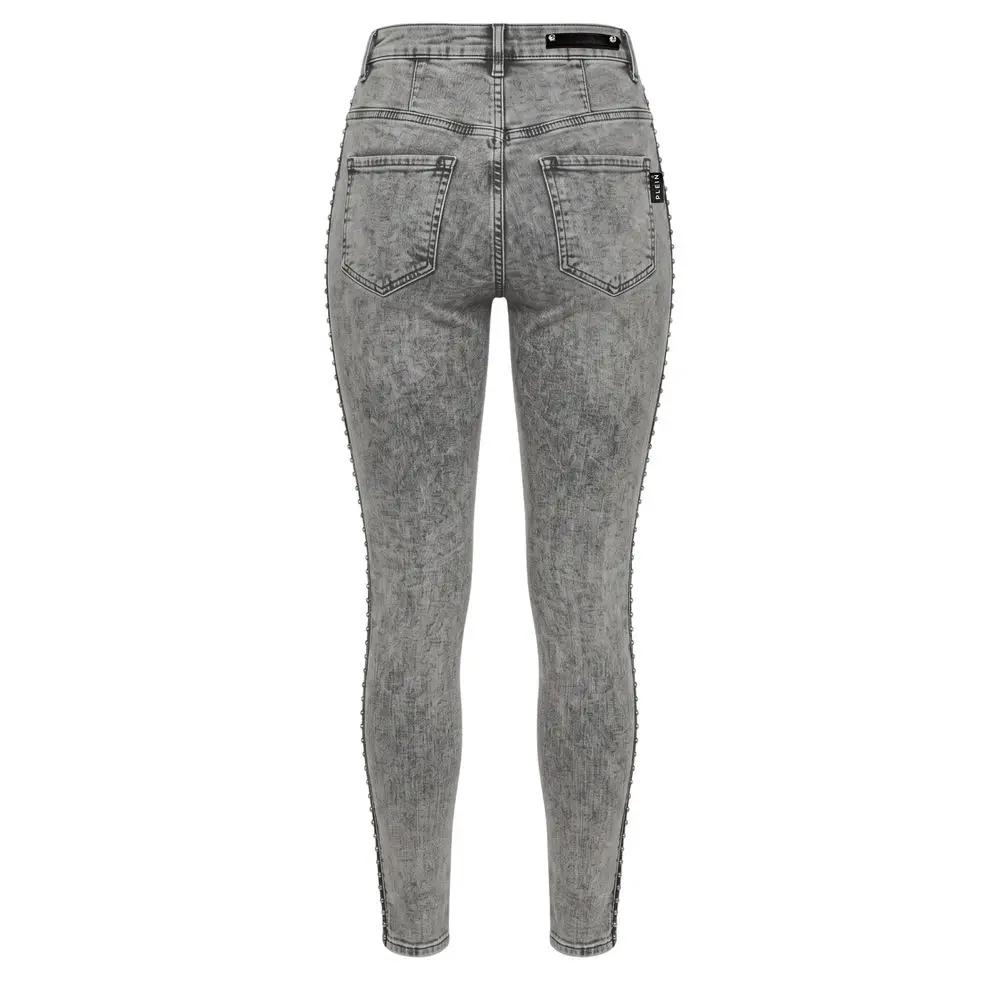 Philipp Plein - Pantalon gris en coton pour femme