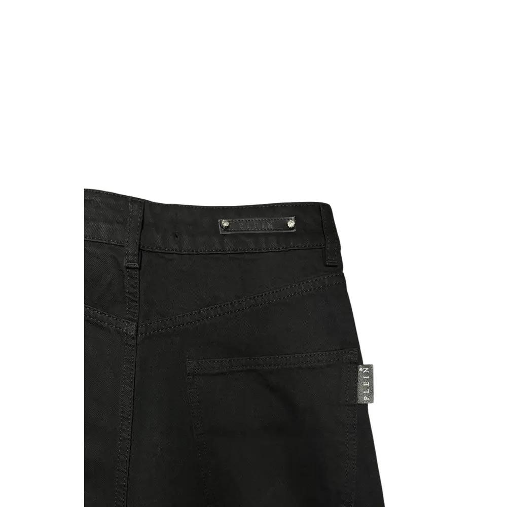 Philipp Plein Philipp Plein Black Cotton Women Pant