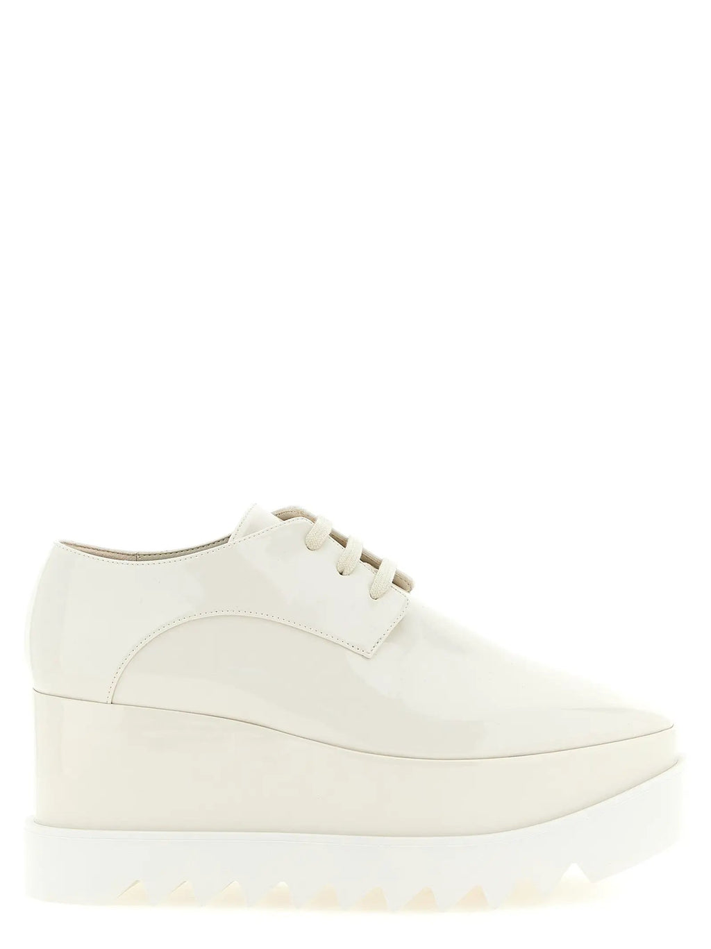 Sandales compensées Stella McCartney en polyéthylène blanc