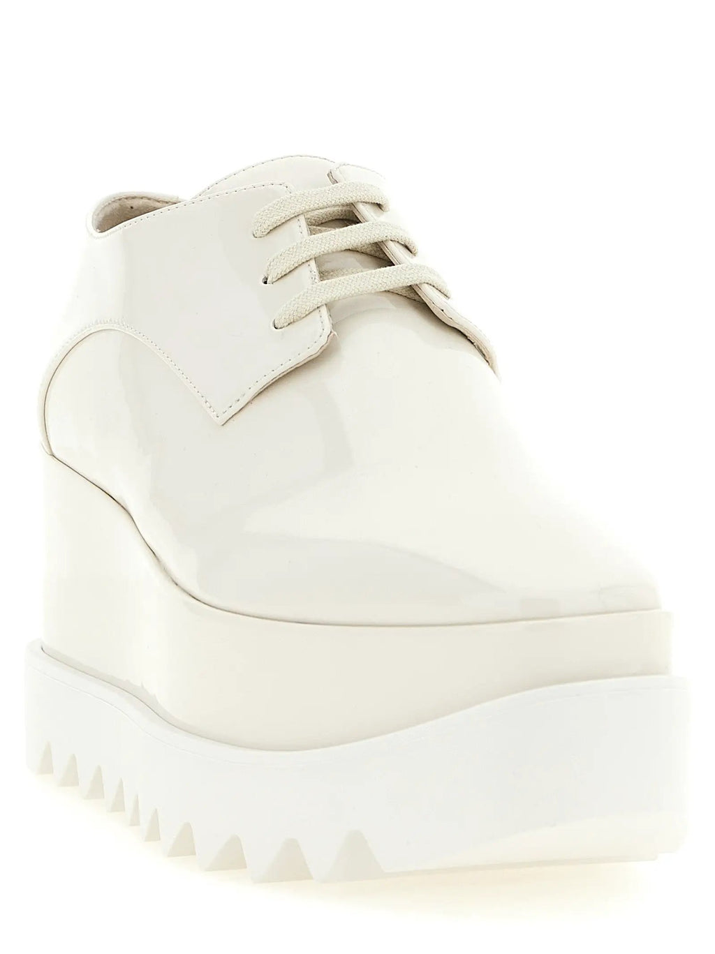 Sandales compensées Stella McCartney en polyéthylène blanc
