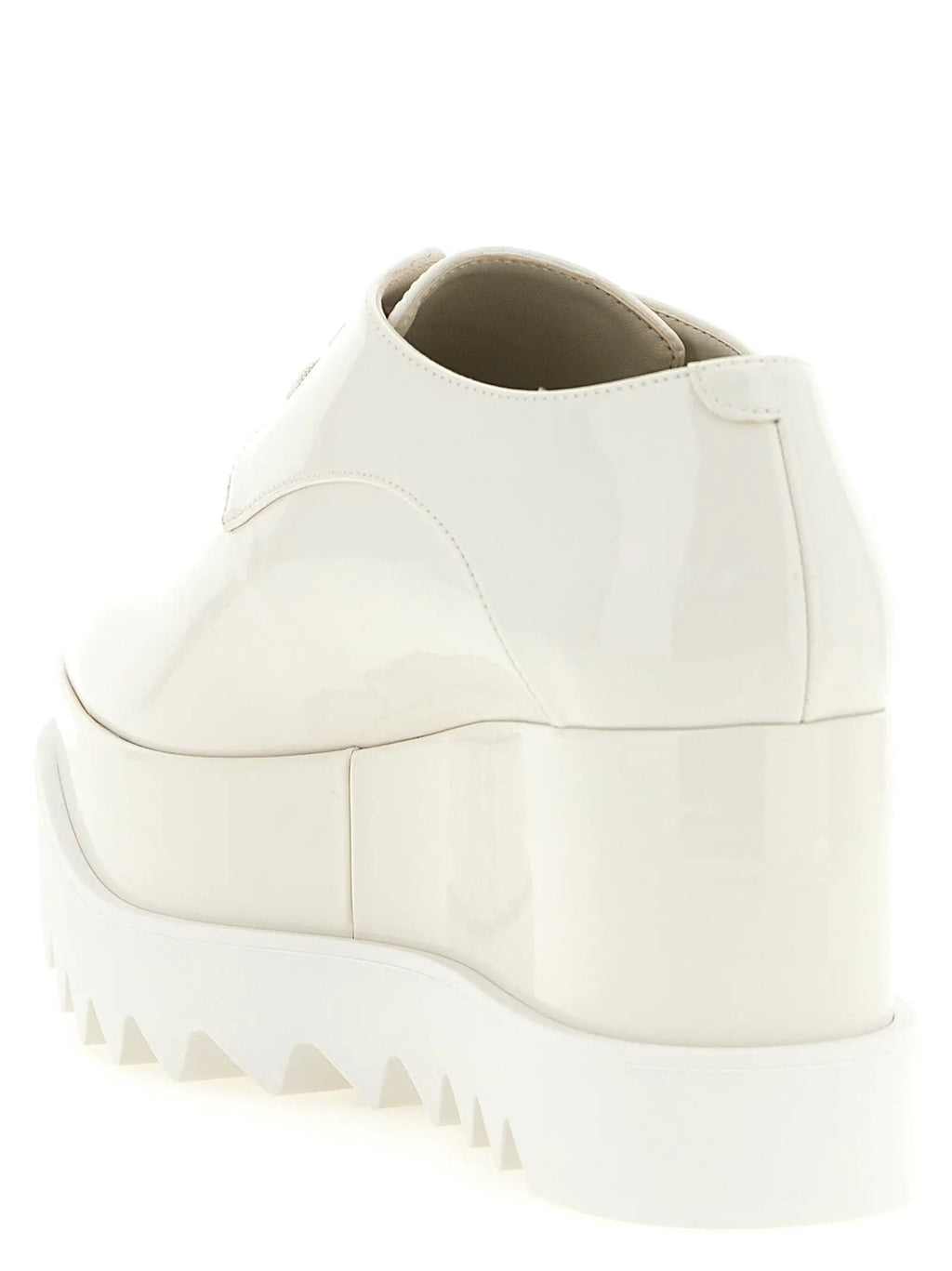 Sandales compensées Stella McCartney en polyéthylène blanc