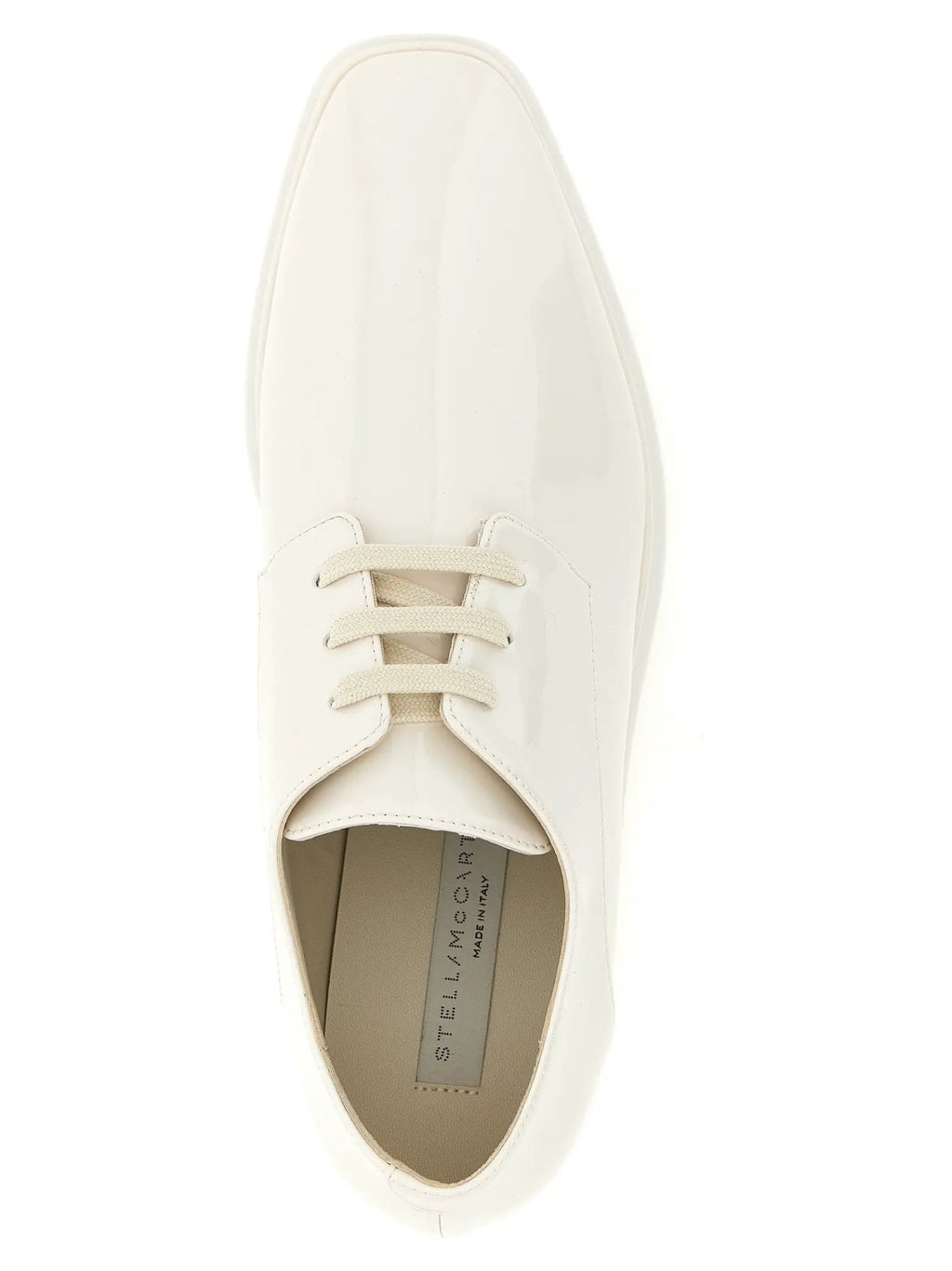 Sandales compensées Stella McCartney en polyéthylène blanc