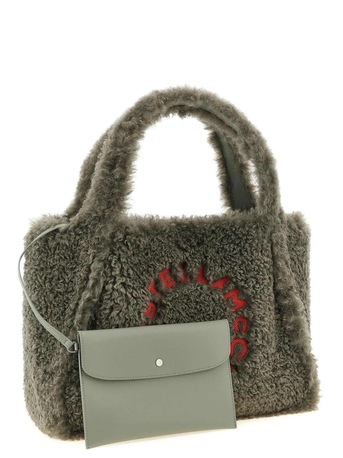 Stella McCartney Stella McCartney Gray Polyester Tote Bag