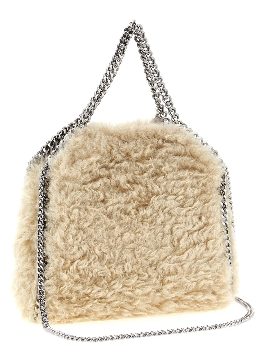Sac à main Stella McCartney en polyester beige