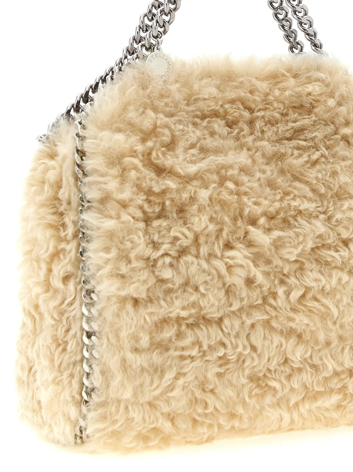 Sac à main Stella McCartney en polyester beige