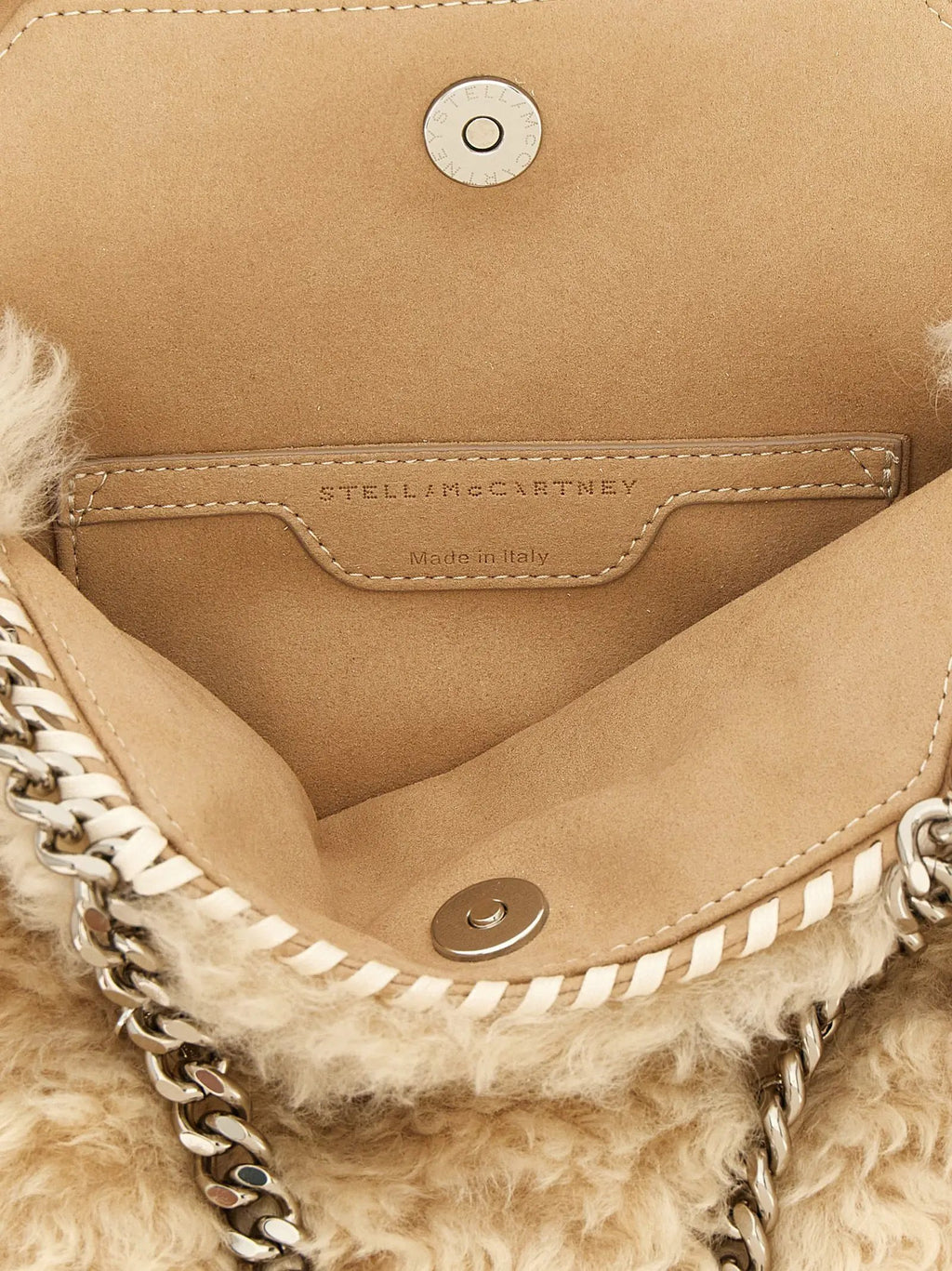Sac à main Stella McCartney en polyester beige