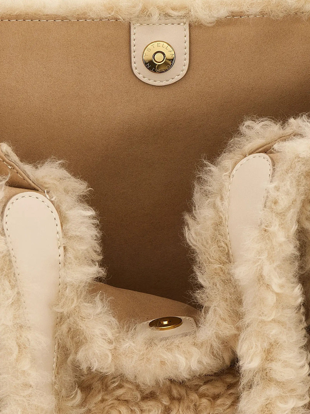 Sac cabas Stella McCartney en polyester beige