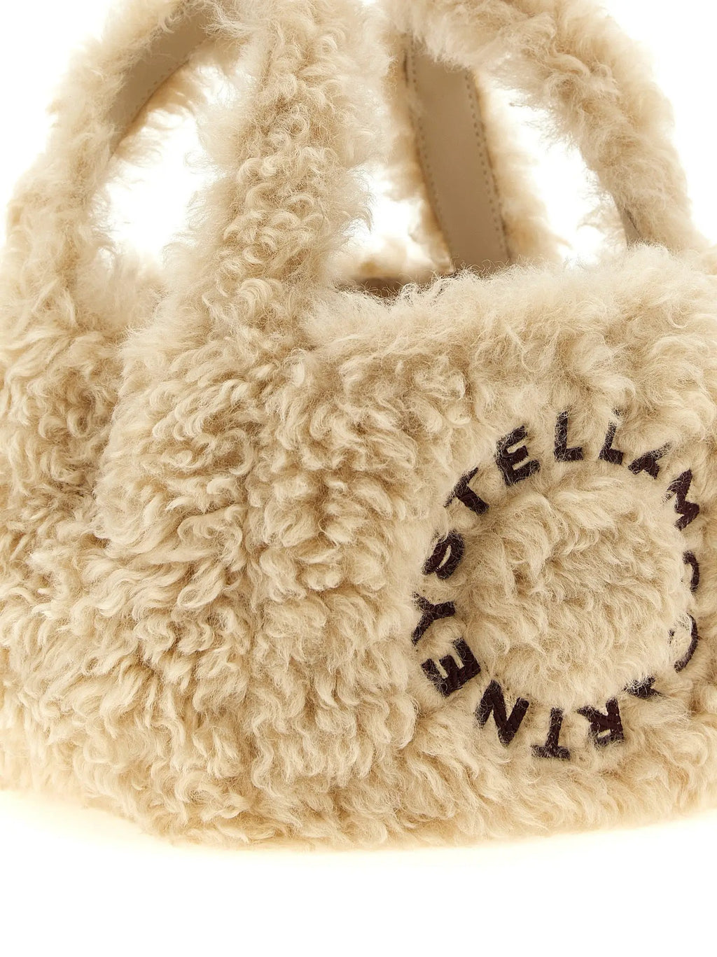 Sac bandoulière Stella McCartney en polyester beige